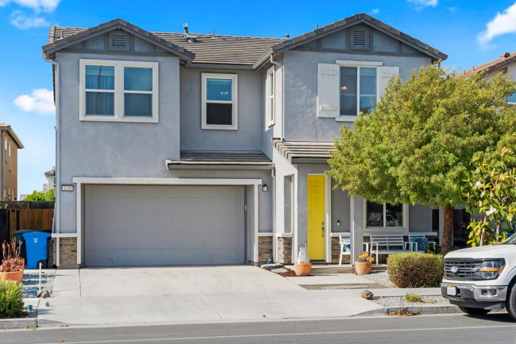 Welcome to this inviting 3-bedroom, 2-bathroom home in the charming city of Hollister. Spanning 1,796 square feet, this well-designed residence boasts a functional layout with a separate family room ideal for gatherings. The kitchen is a highlight, equipped with ample space for culinary adventures and seamlessly connected to a dining area, perfect for family meals. The home is fitted with central AC and central forced air heating, ensuring year-round comfort. Beautiful flooring runs throughout the house, enhancing its appeal and easy maintenance. Practical amenities include a convenient laundry area and a spacious 2-car garage. Situated on a generous lot of 3,104 square feet, this property offers outdoor possibilities for relaxation or gardening. It is located within the Hollister Elementary School District, making it a practical choice for families. This Hollister gem is ready to be your next home.