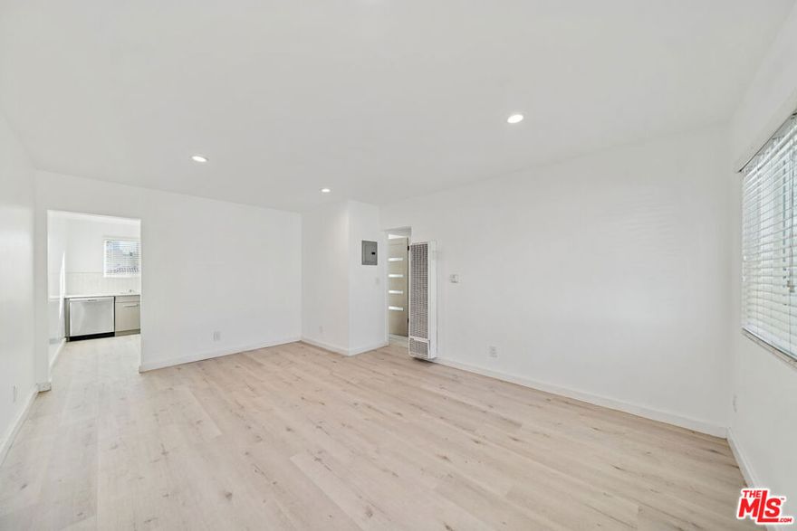 This NEWLY RENOVATED 1-bedroom, 1-bath apartment in the heart of Koreatown could be your next home! Located in one of Los Angeles' most vibrant neighborhoods, you'll be steps away from popular restaurants, cozy cafes, and a wide variety of shopping options. Inside, the apartment features a spacious layout with abundant natural light, new modern flooring, and up-to-date fixtures. The bedroom offers generous closet space, while the kitchen comes fully equipped with stainless steel appliances and ample storage. Additional amenities include on-site laundry facilities, secure entry, and assigned parking. Ratio Utility Billing System (RUBS) is used for Utilities. This is perfect for anyone looking to experience the dynamic lifestyle of Koreatown!