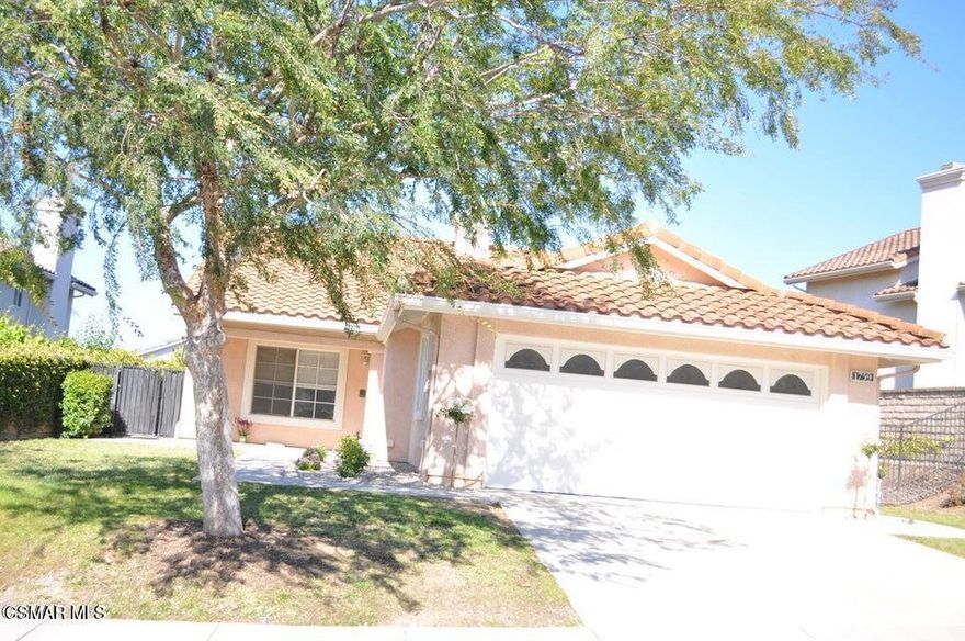 You will love this well designed single story home in the guard gated community of Rancho Conejo. Volume ceilings in living room, dining room and primary bedroom. New tile in Master bathroom shower. Kitchen features white wood cabinets and granite countertops, built-in microwave and pantry. Fireplace in living room, spacious closets in primary bedroom, private fenced yard, 2 car attached direct access garage. Rancho Conejo amenities include two pools and spas and gated entry. Close to Rancho Conejo park, shopping, and easy freeway access.