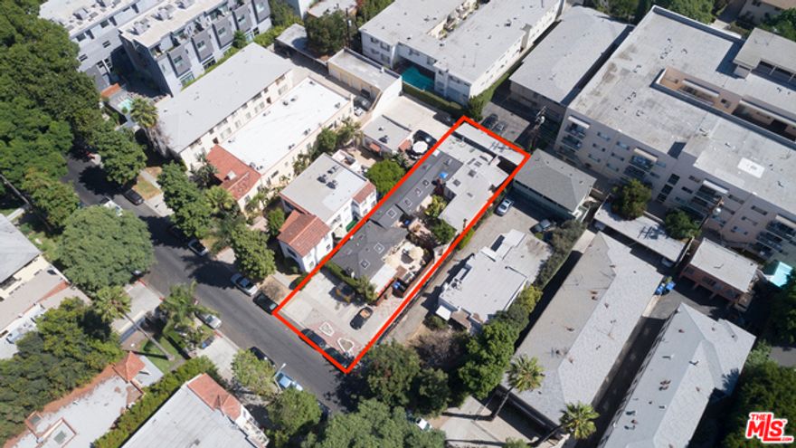 Attention Investors.  Prime West Hollywood income property/development opportunity on a sizable 7550 square foot R3 lot with the potential to build up to 8 market rate units when utilizing density bonus for adding one lower income unit.  Current configuration consists of three unique bungalow-style units, each with their own private courtyard patio entrance, perfect for individuals looking for an eclectic/artist retreat vibe while still being located in the center of dining, entertainment and convenience.  Interior two bedroom unit currently unoccupied and will be delivered vacant at the close of escrow.  An exceptional offering with multiple income-generating possibilities.