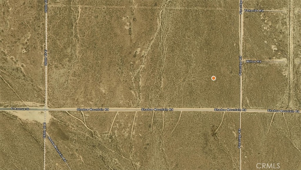 10 acre residential corner lot at the northwest corner of Shadow Mt Rd & Pineridge Rd. APN 0462-102-15-0000. Lot is less than 4/10ths of a mile from paved Ave G.