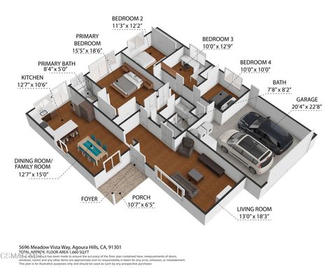 Tiny photo for 5696 Meadow Vista Way, Agoura Hills, CA 91301 (MLS # 226001052)