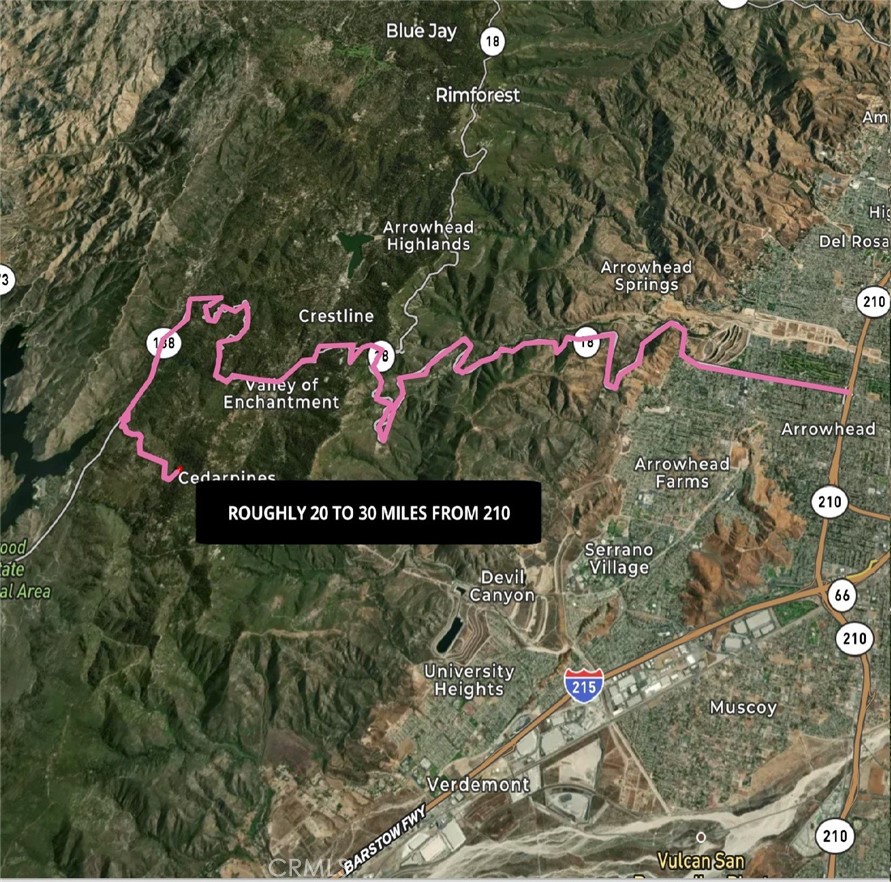 Two parcels being sold together totaling 27,050 sq ft in the scenic Crestline – Cedar Pines Park area of the San Bernardino Mountains. This spacious combined lot offers the perfect opportunity to build a custom mountain cabin, weekend getaway, or long-term investment property.
Located just minutes from Lake Gregory, Crestline Village, and Silverwood Lake, the property provides easy access to fishing, boating, hiking, and year-round mountain recreation. Surrounded by tall pines and crisp mountain air, this is an excellent location for those seeking peace, nature, and convenience to local amenities.
Property Highlights:
Lot Size: 27,050 sq ft (two parcels sold together)
Location: Cedar Pines Park, Crestline area of San Bernardino Mountains
Utilities: Buyer to verify availability of water, power, and septic requirements
Setting: Quiet mountain community with forest views
Nearby Recreation: Lake Gregory, Silverwood Lake, hiking trails & winter activities
A great opportunity to own a large combined lot in a desirable mountain community—perfect for building or holding as an investment. Buyer to verify zoning, utilities, and building requirements with San Bernardino County.