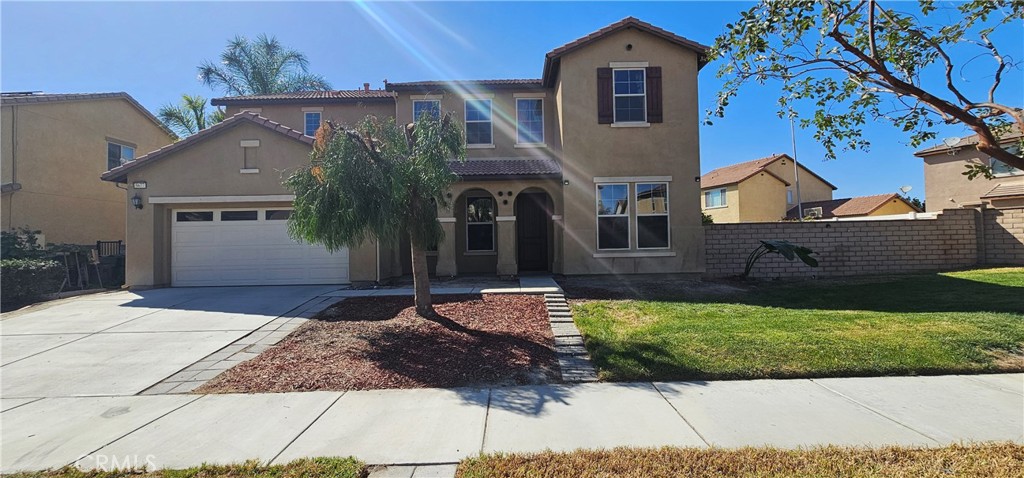Welcome to this spacious and beautifully maintained six-bedroom, five-bath home located in the highly desirable city of Eastvale, California. This stunning two-story residence combines comfort, elegance, and modern design in one of the area’s most family-friendly neighborhoods.
The home welcomes you with an open and airy floor plan featuring large windows, elegant lighting, and warm natural tones throughout. The kitchen is a centerpiece, offering granite countertops, rich cabinetry, stainless steel appliances, and a large island that overlooks the dining and living areas. Sliding glass doors lead directly to the backyard, allowing sunlight to fill the space and creating a seamless flow for indoor and outdoor living.
Downstairs includes a full master suite—perfect for guests or multi-generational living—while the upstairs features a second master suite along with additional bedrooms and bathrooms. A spacious loft area provides flexibility for a family room, home office, or entertainment space. Each bathroom is tastefully designed with modern fixtures, bright lighting, and clean finishes.
The backyard is private and open, complete with a paved patio path, palm trees, and a storage shed, offering plenty of room for gatherings, gardening, or simply relaxing. The attached two-car garage provides ample space and includes shelving for easy organization. The laundry room is conveniently located and ready for washer and dryer hookups.
Pets are not permitted.
This home is conveniently located near top-rated schools, parks, shopping centers, and major freeways for easy commuting. With its generous space, bright atmosphere, and thoughtful design, this Eastvale property offers the perfect balance of comfort, privacy, and convenience—an exceptional place to call home.