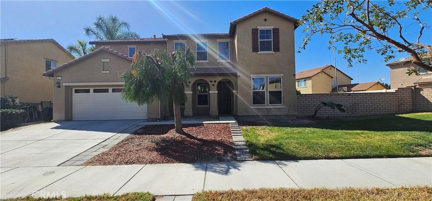 Welcome to this spacious and beautifully maintained six-bedroom, five-bath home located in the highly desirable city of Eastvale, California. This stunning two-story residence combines comfort, elegance, and modern design in one of the area’s most family-friendly neighborhoods.



The home welcomes you with an open and airy floor plan featuring large windows, elegant lighting, and warm natural tones throughout. The kitchen is a centerpiece, offering granite countertops, rich cabinetry, stainless steel appliances, and a large island that overlooks the dining and living areas. Sliding glass doors lead directly to the backyard, allowing sunlight to fill the space and creating a seamless flow for indoor and outdoor living.



Downstairs includes a full master suite—perfect for guests or multi-generational living—while the upstairs features a second master suite along with additional bedrooms and bathrooms. A spacious loft area provides flexibility for a family room, home office, or entertainment space. Each bathroom is tastefully designed with modern fixtures, bright lighting, and clean finishes.



The backyard is private and open, complete with a paved patio path, palm trees, and a storage shed, offering plenty of room for gatherings, gardening, or simply relaxing. The attached two-car garage provides ample space and includes shelving for easy organization. The laundry room is conveniently located and ready for washer and dryer hookups.



 Pets are not permitted.



This home is conveniently located near top-rated schools, parks, shopping centers, and major freeways for easy commuting. With its generous space, bright atmosphere, and thoughtful design, this Eastvale property offers the perfect balance of comfort, privacy, and convenience—an exceptional place to call home.