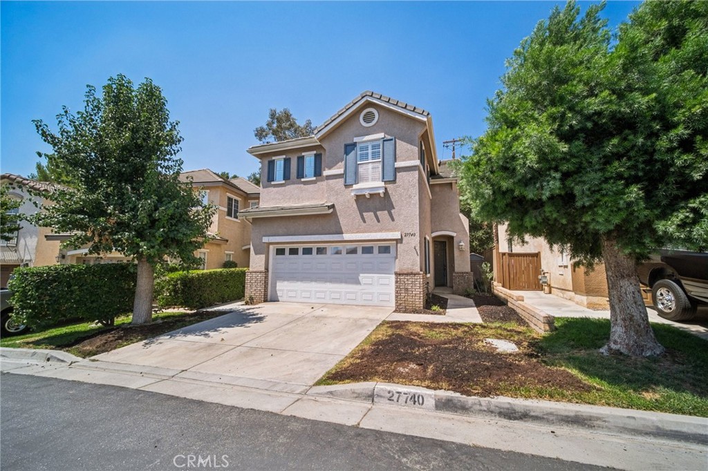 PRICE DROP. Smart, Stylish, and Fully Upgraded Home in Castaic. This exceptional smart home in the highly sought-after Country Village development offers the perfect blend of modern upgrades, sustainable living, and everyday comfort. Featuring extensive infrastructure enhancements, this turn-key residence is ideal for those seeking a move-in-ready home with long-term energy efficiency and smart home features. The owner has made significant investments, including a state-of-the-art "owned" solar power system with 23 panels producing 40kW/day, paired with an EcoFlow backup battery system, new 200 AMP sub-panel, whole-house water softener, Level 2 EV charging station, and recently updated in 2024 hot water heater tank and HVAC system. Step inside to find a light-filled, open floor plan with luxury vinyl plank flooring, custom baseboards, upgraded fixtures, and plantation shutters throughout. The inviting family room features a cozy fireplace and a custom-built media niche, seamlessly flowing into a chef-inspired kitchen with a spacious quartz center island, soft-close cabinetry, and oversized black hardware. Upstairs, a custom-built two-person workstation with added storage anchors the versatile loft area. The primary suite impresses with a large walk-in closet and a beautifully upgraded en-suite bath with quartz dual-sink vanity, soaking tub, and separate shower. Additional bedrooms are generously sized, including one with its own walk-in closet. The guest bath includes a newer tub/shower combo, quartz vanity, updated mirror, and modern lighting. Convenient upstairs laundry, direct-access 2-car garage, and a private, low-maintenance backyard with drought-tolerant landscaping and no rear neighbors add to the home’s appeal. Enjoy low HOA fees, proximity to recreational amenities, and quick access to the freeway for easy commuting. This home is a rare find — blending style, technology, and location. Don’t miss it!