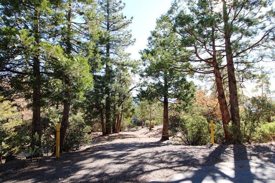 Glamping on the Edge. Situated on over an almost flat Acre, adjacent to U.S. Forest, the panoramic views to the Pacific are breathtaking as the sun splashes into the distant sea. There are towering pines, cedars, massive black oaks and captivating granite rock formations. In the midst, a ready retreat, the 17 foot Jayco Travel Trailer in tip top condition. Water meter in. Septic perc test updated. Electric at the curb of the dead end road known as Gibbs Gully. There are building plans available, 3 Bedroom, 2 Bath, 2,600 sq. ft. home. Or, BYOD (Bring Your Own Dream!) Far enough away, still close enough.