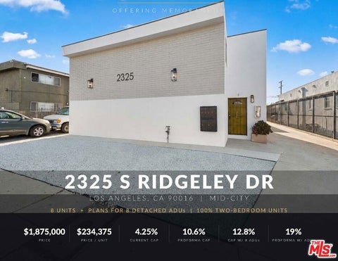 Photo of 2325 S Ridgeley Drive, Los Angeles, CA 90016 (MLS # 26925063)