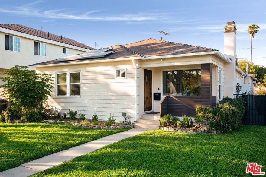 Back on market at no fault of the home! This is your chance! Tucked into one of Culver City's most loved streets, this inviting Clarkdale home offers nearly 2,000 square feet of light-filled, single-level living with timeless character and thoughtful updates throughout. The heart of the home is an open-concept living and dining area anchored by a fireplace and designed for easy flow. The renovated kitchen features crisp white cabinetry, limestone countertops, stainless steel appliances including a new powerful range hood, and a clean, modern aesthetic that blends seamlessly with the home's original charm.Three spacious bedrooms, original hardwood and tile floors throughout, and a bright primary suite offer comfort and calm. Recent updates include newer dual-pane windows, a 2022 HVAC system, GreenGuard Gold-certified attic insulation, an alarm system with floodlight video cameras, and owned Tesla solar panels that will transfer to the new owner. The LG washer, dryer, range hood, and dishwasher were all installed in 2024, adding modern convenience to the home's warmth and character. Outside, a detached garage and additional driveway parking provide flexibility, while the private bonus space behind the home offers room to create, whether as a studio, office, or creative workspace. Set on an R2 lot, the home offers future potential while delivering immediate livability. With tree-lined surroundings, a strong sense of community, and close access to downtown Culver City, parks, schools, and neighborhood favorites, this is a rare opportunity in one of the Westside's most tightly held pockets.