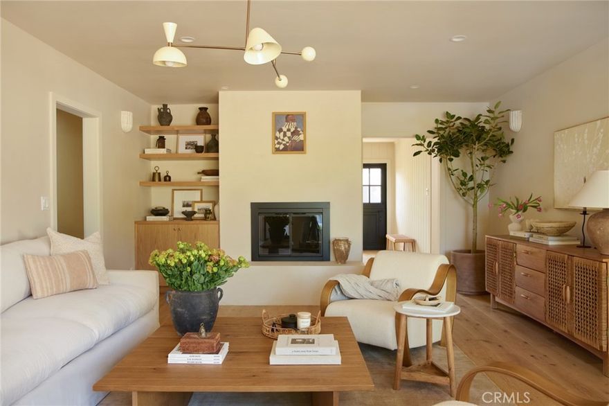 Welcome to The Meadows.
Nestled at the end of a peaceful cul-de-sac, this newly renovated residence offers a rare blend of modern comfort, high-end craftsmanship, and natural serenity. With hiking trails just steps away and local parks, markets, and shops minutes from your door, this home is an ideal retreat for families seeking both convenience and connection to nature. Inside, the house has been upgraded for long-term peace of mind, including a new 200-amp electrical panel, a 60-amp garage subpanel, all-new plumbing, HVAC, roof, and energy-efficient windows. The custom white oak kitchen is the heart of the home—featuring solid white oak cabinetry, Calacatta Viola marble slabs, Italian appliances, and matching oak flooring that brings warmth and timeless beauty to the space. This home was crafted with intention, balance, and comfort in mind—a rare opportunity to own a truly curated property in one of Altadena’s most desirable neighborhoods. Features:
• Oak engineered flooring throughout
• Portola paint finishes
• Pinky’s iron front door
• Marble tile accent details
Kitchen:
• Venetian plaster walls
• Italian appliances
• Calacatta Viola marble countertops
• Moroccan tile backsplash
• Custom white oak cabinetry
• Built-in laundry area
Bathrooms:
• Handcrafted Moroccan tile
• Custom Calacatta Viola marble sink
• Venetian plaster finishes
This isn’t just a home—it’s a lifestyle. Thoughtfully designed, and grounded in nature.
Contact your agent for a private showing, or join us at the open house to experience this Altadena retreat in person—it’s even more breathtaking when you’re here.