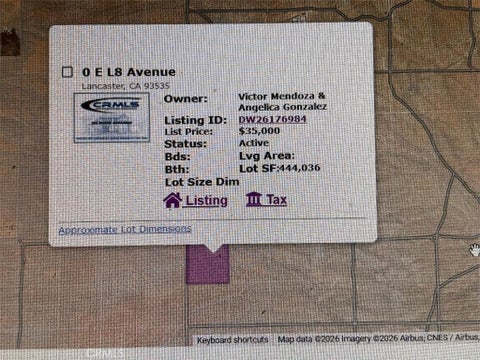 Photo of 0 E L8 Avenue, Lancaster, CA 93535 (MLS # DW26176984)