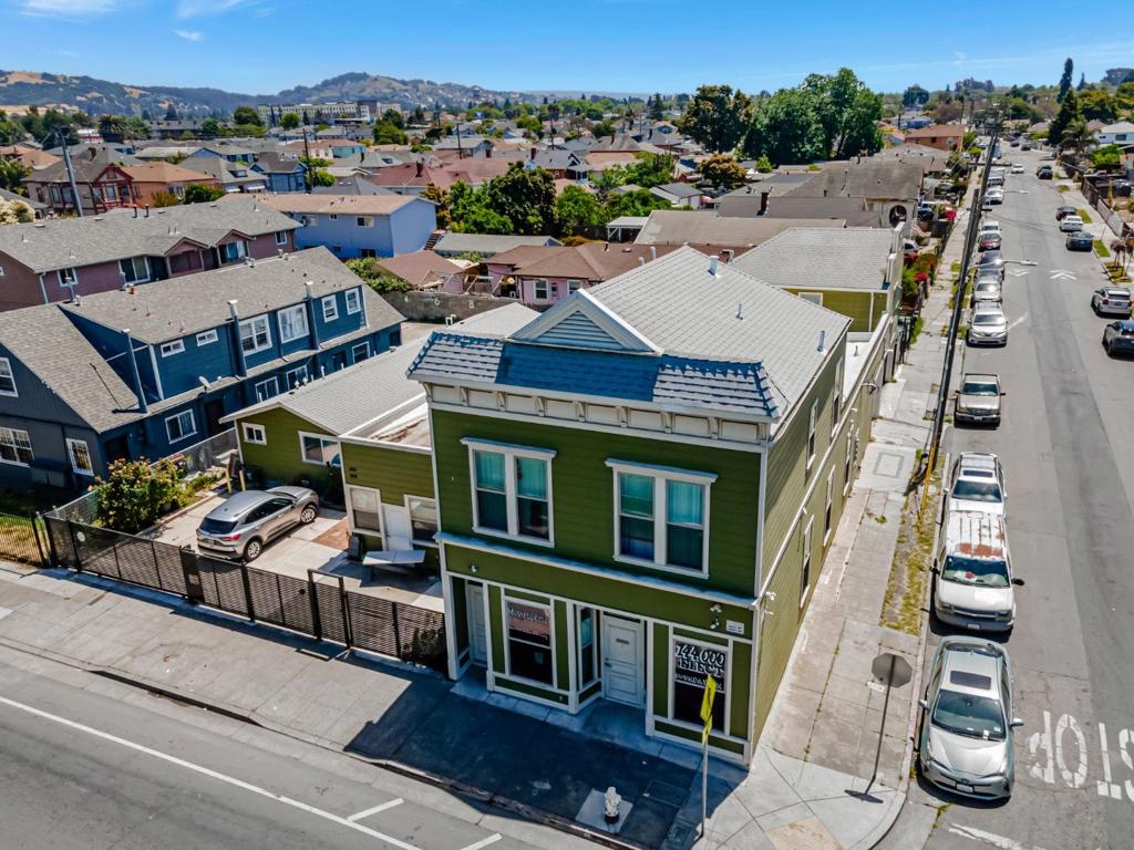 Offering memorandum available upon request. Yellowstone Investments is pleased to present 1152 98th Avenue, a fully renovated mixed-use property located in Oakland. This unique asset includes six total units, one retail space, and five residential units, across two separate buildings. With over $2.2 million invested in renovations, this offering represents a rare opportunity to acquire a turnkey property with minimal deferred maintenance. The first building is a duplex originally constructed in 1950 and fully remodeled in 2019. Each one-bedroom, one-bath unit has its own water meter. The building on the corner was initially built in 1905, was taken down to the studs, and completely rebuilt in 2021. It features a ground-floor retail space, a designated storage area, one large two-bedroom unit, and two three-bedroom units. All units are equipped with washer/dryer sets, tankless water heaters, and furnaces designed to accommodate future A/C condensers. The corner building operates on a single water meter; tenants pay 80% of the total bill, while the owner covers the remaining 20%. There are seven parking spaces on-site, including three garage spots. A low-rate mortgage from Fremont Bank, adjusting in April 2027, may be assumed or modified, subject to buyer qualifications.