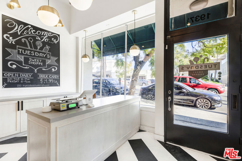 Exciting Opportunity in Los Feliz Village! This premium commercial storefront is now available for a productive business looking to capitalize on high pedestrian traffic. The sophisticated interiors, previously utilized by a long-term tenant, include an amazing 2nd floor mezzanine (non-permitted), approximately 740 SF of interior space, a small kitchenette, half bathroom, rear and mezzanine storage, and one parking space. The light-filled interiors are adorned with stylish pendulum orb light fixtures, black/white flooring, white cabinetry, and high ceilings. Located next door to the bustling Alcove restaurant and in close proximity to other popular Los Feliz specialty shops and eateries, this storefront offers the perfect opportunity to become a part of the vibrant Los Feliz Village neighborhood scene. As recently featured in the LA Times, Los Feliz is a neighborhood that appreciates both the old and the new, with a bustling strip of Hillhurst Avenue offering trendy spots like Maru Coffee, All Time, and Lassens. Don't miss out on this prime location to establish your business in this dynamic and thriving area! Occupancy is available immediately. Additionally, the adjacent storefront at 1937 Hillhurst will also be available on April 1, 2024.
