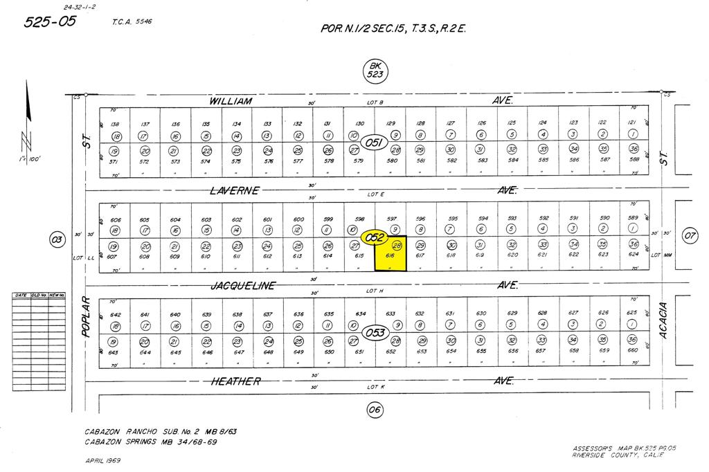 Embrace the opportunity to own a vacant lot full of potential in the dynamic city of Cabazon, California. Perfectly situated on Heather Street, within the zip code 92230, this property, identified by APN: 525-052-028, spans a generous 5,663 sq ft. Positioned at coordinates Lat 33.91685,Long -116.75877, the lot stands completely undeveloped, presenting a blank canvas awaiting your vision. With R-A zoning, the property offers aversatile space, suitable for a variety of uses. ****No soils reports, surveys, etc., have been done. Buyer and buyer's agent to verify allinformation with the city or county for allowable uses and requirements and rely on their own investigations. **Buyer responsible for checkingzoning, utilities, permits and exact property boundaries. ****
