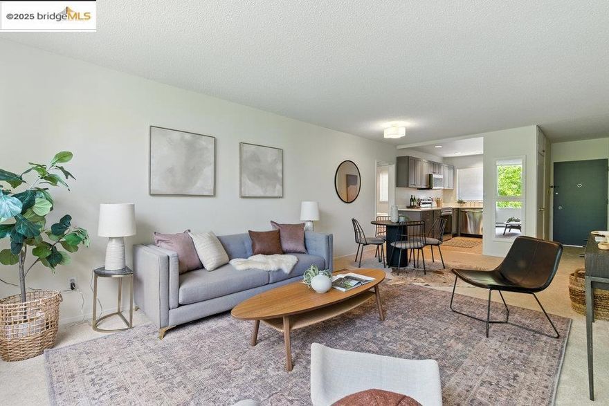 Welcome to this spacious and freshly updated 2-bedroom, 1-bathroom unit located in one of Berkeley’s most sought-after neighborhoods—Elmwood. The home features an updated kitchen with brand-new stainless steel appliances, fresh paint throughout, new carpet flooring, and an abundance of closet space. Enjoy natural light streaming through large windows and a private balcony with serene views of lush greenery. Just blocks from the world-renowned UC Berkeley campus, the historic Claremont Hotel, and an array of gourmet shops, restaurants, and cozy cafes, this location offers the best of city living in a vibrant, walkable community.  Additional highlights include: Assigned parking in a secure enclosed garage On-site laundry facilities Beautifully landscaped shared yard for residents  Don’t miss this rare opportunity to live in one of Berkeley’s most desirable areas! open house 8/24