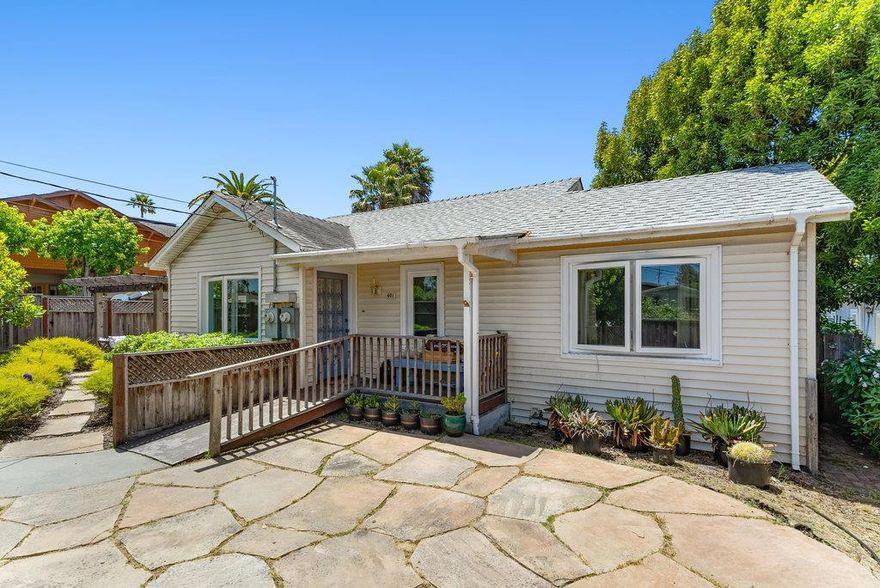 Rare opportunity to own a duplex in Pleasure Point! Offering excellent walk and bike scores to local amenities, it is also perfect for surfers looking for a simpler lifestyle in Santa Cruz. The home features a centralized garage and extra storage areas, perfect for your beach cruiser and surfboards! Outdoor showers offer convenience for beachgoers, while the flat, usable lot affords major upside potential! Restore the existing structures or take advantage of the zoning and explore opportunities to build your dream home or family compound.