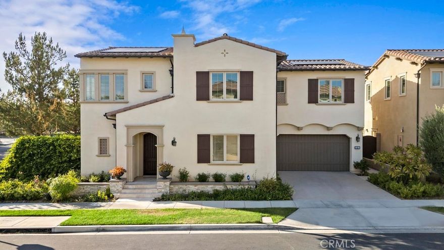 Welcome to 61 English Saddle – A Bright & Beautiful Corner Home in the Prestigious Groves at Orchard Hills.Located in the exclusive 24-hour guard-gated community of The Groves at Orchard Hills, this tastefully upgraded 4-bedroom + loft, 3 bathroom residence combines thoughtful design with modern luxury. As a desirable corner unit, the home enjoys exceptional natural light throughout, enhancing its warm and open atmosphere.The main level features an ideal floor plan with an expansive great room, gourmet kitchen, and a private guest suite with en-suite bath – perfect for multigenerational living or hosting visitors. Upstairs, the elegant primary suite is a true retreat, custom walk-in closet. The spa-inspired en-suite bath includes dual vanities, a soaking tub, and a spacious porcelain-tiled walk-in shower. Two additional bedrooms share a stylish full bath, and the versatile loft offers the perfect space for a home office. The beautifully landscaped backyard features a tranquil waterfall, a variety of fruit trees, and a charming vegetable garden – all lovingly maintained by the seller. This serene outdoor space offers the perfect setting for relaxing, entertaining, or enjoying your own private garden retreat. Residents of The Groves enjoy access to resort-style amenities including swimming pools, spa, clubhouse, BBQ areas, tennis courts, and beautifully maintained parks. This prime location allows you to walk to top-rated Orchard Hills School, nearby parks, scenic hiking trails, and upscale shopping and dining. Don’t miss this rare opportunity to own a bright, corner-lot home in one of Irvine’s most sought-after gated communities.