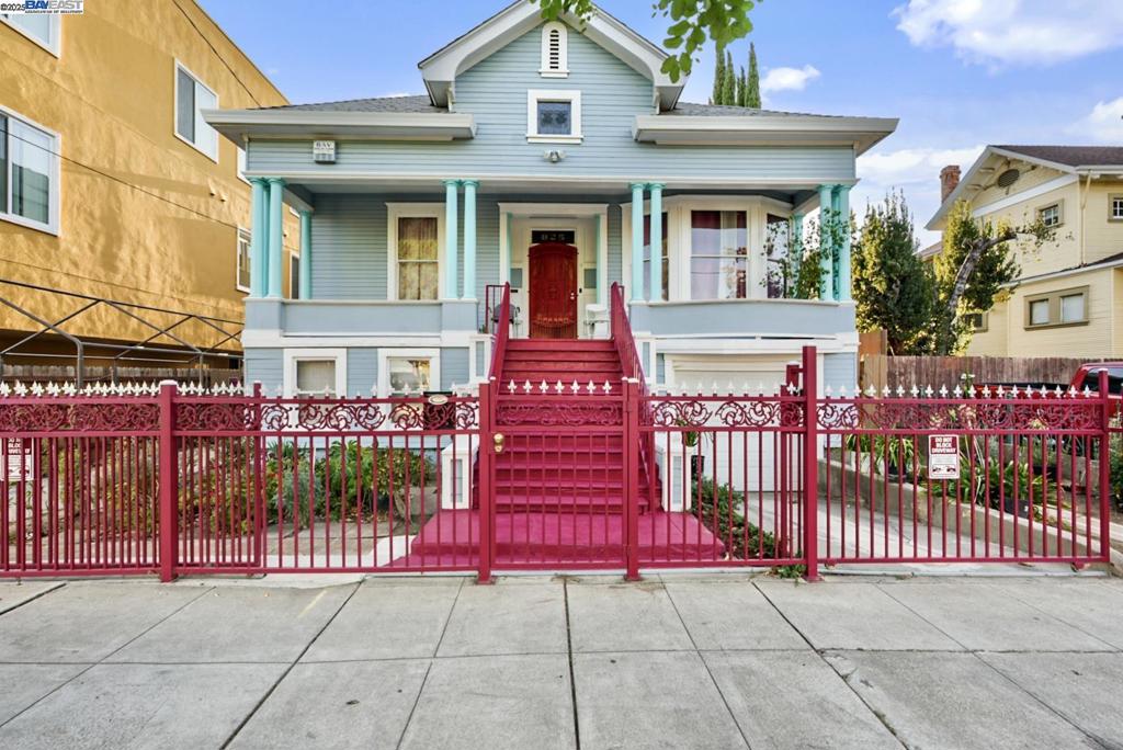 This fabulous Victorian-style home is nestled between the Magnolia Historical District and the Civic Center neighborhood. It blends timeless character with modern comforts, featuring solar panels, energy-efficient windows, a newer roof, and a beautifully updated kitchen. Offering 2,294 sq. ft. of living space: 5 spacious bedrooms, 3 bathrooms, one car garage, the en-suite has a bonus room perfect for an office, yoga space, or private retreat. A full basement adds versatile options for storage, a home gym, workspace or a JADU. Outside, admire the dramatic staircase, classic craftsmanship, and a fully gated property with a low-maintenance backyard and side yard parking for extra vehicles. Inside, tall ceilings, custom carpentry, built-in cabinets in the dining area, and wood floors showcase the home’s historic charm. It is conveniently located near Weber Point Event Center, Stanislaus State Stockton University Campus, schools, library, shopping, dining, parks, hospital, and gym.