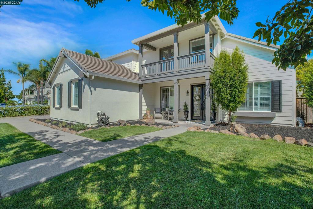 Tucked away at the end of a peaceful cul-de-sac in Brentwood Park, 2856 Gardenside Ct welcomes you with space, comfort, and endless possibilities. Built by Pulte Homes, this 4-bedroom, 3.5-bath home plus loft offers over 3,000 sq ft of living space designed for both everyday living and special gatherings. The primary suite and laundry are conveniently located downstairs, while upstairs features three bedrooms, two with a Jack-and-Jill bathroom, and an additional full bath, plus a spacious loft perfect for a home office, playroom, or gym. Step inside to fresh carpet, soaring ceilings, and a formal living and dining room filled with natural light. The open kitchen flows into the family room, ideal for cooking, connecting, and entertaining. This home also has 3 zones for heating and air. Outside, enjoy a large lot with garden space, oversized 3-car garage, and room for RV parking, pool, or ADU. Brentwood living shines just beyond your door, a charming downtown, dining, shopping, local wineries, farm stands, the Saturday farmers market, parks, top-rated schools, walking trails, and the Delta all minutes away. The perfect opportunity to enjoy refined living in one of Brentwood’s most desirable neighborhoods.