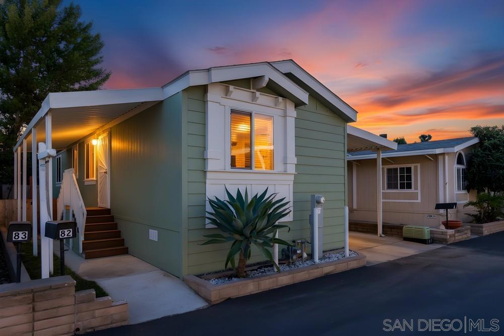 Welcome to Pepper Villa Estates, one of San Diego's most desirable and meticulously maintained communities. This peaceful, family-friendly, and secure neighborhood is known for its immaculate grounds, caring residents, and strong pride of ownership throughout. Residents enjoy a variety of amenities, including a clubhouse with a full kitchen, a well-equipped exercise room, pool table, sparkling swimming pool, relaxing jacuzzi, BBQ area, and inviting community gathering spaces. Step inside this spacious, move-in-ready home, featuring luxury professional vinyl flooring, state-of-the-art appliances, and a bright, open layout perfect for modern living. With three bedrooms and two full bathrooms, there’s plenty of room for everyone. The primary retreat offers a large walk-in closet and a beautifully appointed ensuite bathroom. Behind the home an occasional seasonal creek gently flows, offering peaceful sounds of running water and the rare bonus of no rear neighbors, enhancing your sense of privacy. The back bedroom even features serene views of the trees and creek. The private yard is ideal for children at play, gardening, entertaining guests, or simply enjoying the outdoors. Don’t miss your opportunity to own a slice of San Diego in this highly sought-after community, homes in Pepper Villa Estates rarely stay on the market for long. Come see it before it’s gone!