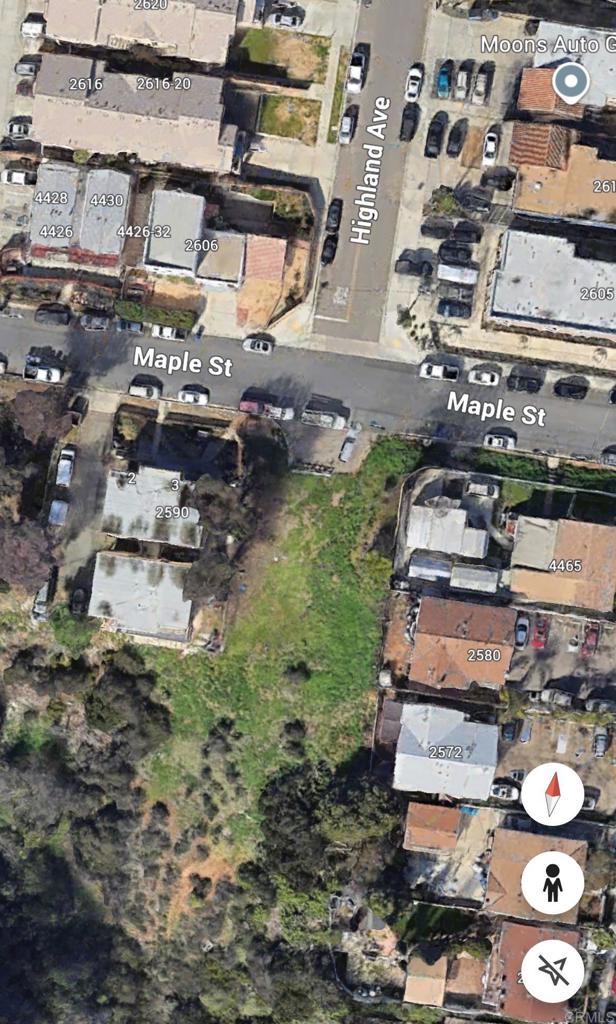 NOT A FORECLOSURE, Build a single family residence on each lot with stunning canyon views, utilize SB-9 and split lots or team up with your contractor and develop the property for multi-family use. Parcels 476-532-29-00 & 476-532-30-00 are being sold together for a total of more than a 1/3rd of an acre or 17095 sqft. Title report states both lots are R5, multiple. Located within the City Heights redevelopment area and nearby public transportation. Electric in valley and water at street, sewer available. Lots are at the end of Highland Ave at Maple St past the white barrier from street and beyond apartment buildings. Buyer should confirm with City if they plan to build multi-units.