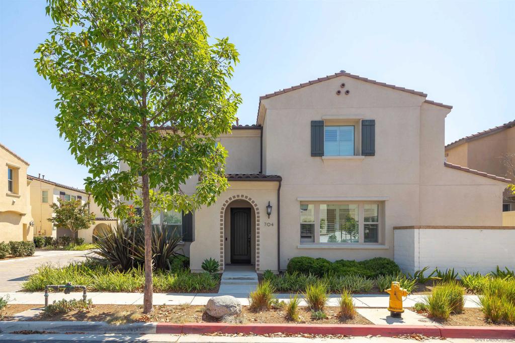 Welcome to this stunning 2-story detached home in the desirable gated community of Rancho Tesoro in San Marcos, CA. Built in 2019, this modern home boasts 4 bedrooms and 3 full bathrooms, including a mini-master bedroom downstairs and a very large master bedroom upstairs. The master bathroom features twin sinks, a spacious walk-in shower, and a luxurious soaking tub. The home is equipped with central heating and AC, ensuring comfort in all seasons. The modern kitchen, complete with stainless steel appliances and a large island, opens up to a spacious living area, perfect for entertaining. The formal dining area adds a touch of elegance to your meals. The home also features a loft area, 2 guest bedrooms, and a guest bathroom. The laundry room is conveniently located upstairs. The home is filled with natural light from the numerous windows and has a spacious low-maintenance yard. The 2-car attached garage provides ample parking and storage space. Conveniently located just walking distance from CSUSM, experience the perfect blend of comfort and style in this recently built home. Tenant responsible for all utilities. Small pets welcome for an additional $250 deposit per pet. Tenant will have access to the community pool, spa, and gate code. Applicant MINIMUM Requirements (meeting these requirements does not guarantee a lease): 600+ minimum credit score Debt to income maximum 45% Collections on a case-by-case basis Household monthly income at least 2.5x monthly rent Move-in to be no earlier than 7 days after an application is approved All