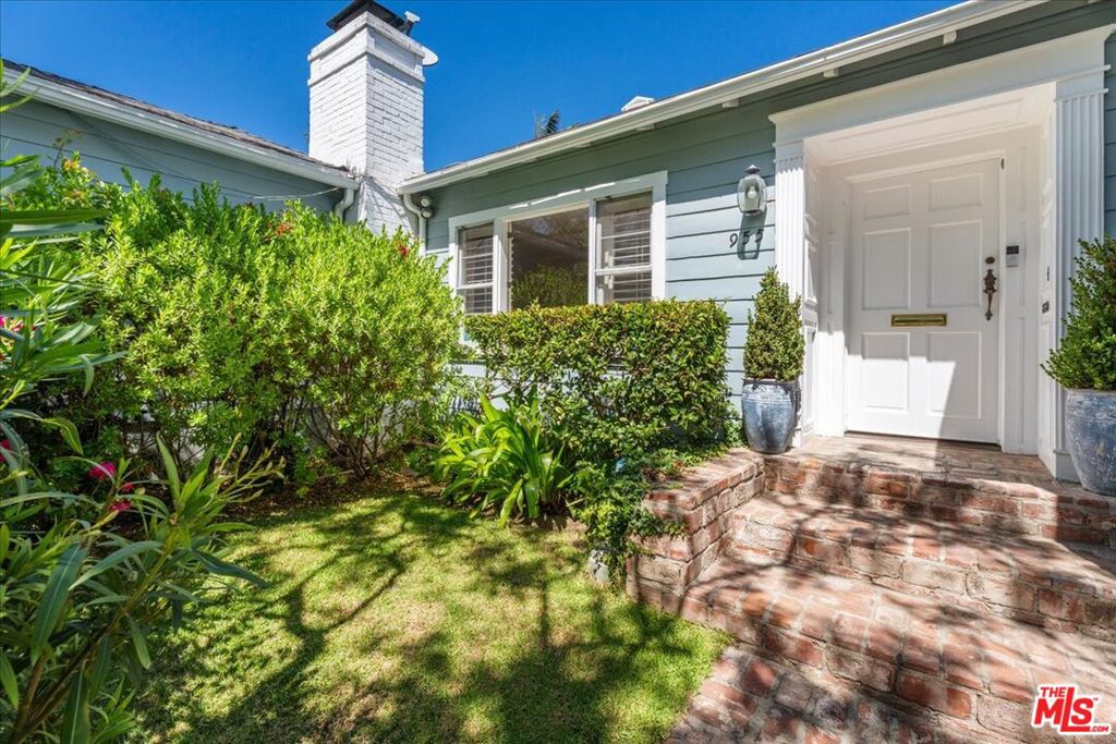 3-Bedroom + Den (Potential 4th Bedroom), 4.5-Bathroom Charming Classic 1930's home with Pool and Lush Yard. This great 3-bedroom residence is a sanctuary of comfort and style. Nestled in the heart of North East Santa Monica, easy access to Montana Shops, Brentwood, and The Country Mart. Key Features: Inviting Pool for Relaxation and Entertainment, Expansive Yard with a Perfect Run Area for Pets, Patio with BBQ, Ideal for Al Fresco Dining, Separate Living and Family Rooms. Detached Garage with Tesla Charger. From the moment you step inside, you'll be captivated by the seamless blend of sophistication and warmth. The outdoor haven is a true gem, featuring a large pool for refreshing dips. The patio with a barbecue setup is an ideal setting for outdoor gatherings, making it the perfect place to create lasting memories with friends and family. The additional room, bathed in natural light, serves as a blank canvas for your creativity whether you envision a private office, an extra bedroom, or an elegant dining space. Seize this opportunity to call this exceptional property your home. Schedule a viewing today and experience living in a sought-after neighborhood central to Santa Monica and Brentwood. - Please note house is currently occupied, available for Mid October Move in - Please do not disturb tenants - Photos 1 through 36 just taken in September 2025 with current tenant configuration and paint colors - Second set of photos taken in 2024 prior to tenant move in - house can be leased in either configuration/paint colors.