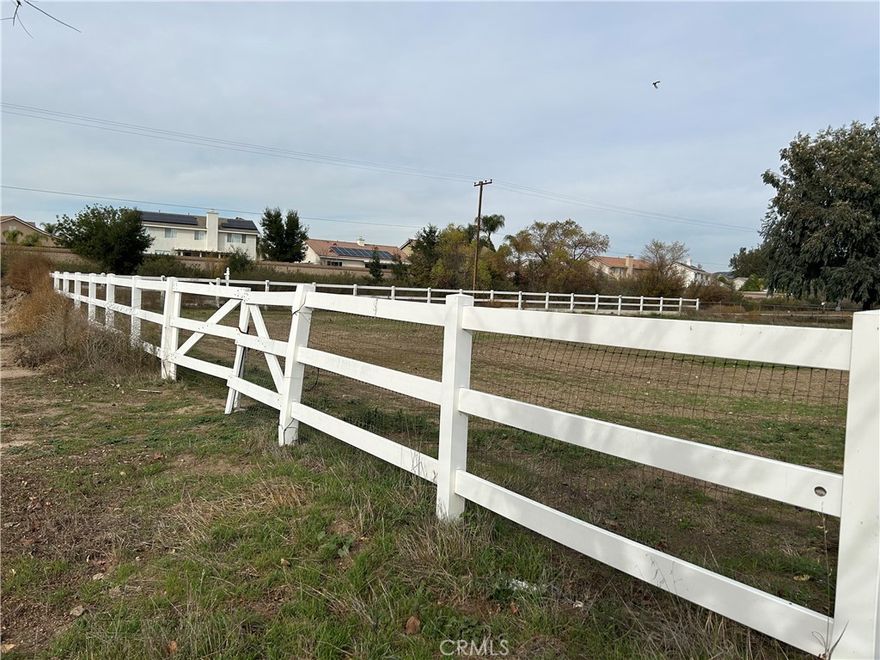 Popular location in "Old Town" Murrieta Area.  Nice Corner lot in peaceful setting with 3 rail fencing.  2 separate parcels that are being sold together.  Utilities are in the street. Manufactured homes are ok.  No HOA,  just City of Murrieta development requirements located in the "Old Town Specific Plan"