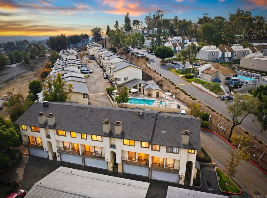 Welcome to this bright and spacious, well-maintained 3-bedroom, 2.5-bath townhome located in a VA-approved community close to shopping, restaurants, and the Sweetwater Regional Park and Reservoir. This home offers the perfect combination of comfort, convenience, and style - featuring a gas fireplace, large attached 2-car garage, and a sizable private patio ideal for relaxing or entertaining.  The extra-large primary suite boasts high ceilings, a generous bathroom, plenty of closet space, and a mini-split A/C unit. Enjoy abundant natural light throughout, in-unit laundry, and all appliances included. Residents can take advantage of fantastic community amenities including a pool, jacuzzi, sauna, clubhouse, and ample visitor parking. Water is also included in the HOA.  Whether you’re a first-time buyer or looking to upgrade to more space, this move-in-ready home delivers the perfect blend of modern amenities and a prime location. Come see it for yourself!
