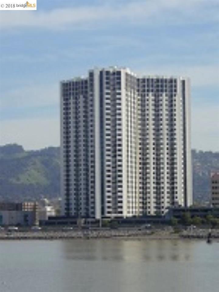Come to the lovely and prestigious Pacific Park Plaza where life is good! This condo has been nicely renovated and is waiting to be your new home. Brand new laminate flooring throughout with new carpet in the bedroom, fresh paint, cedar lined closets and new appliances really make this one shine. Country Club style living at its best with the many recreational facilities that this complex has to offer. Near gourmet restaurants, designer shopping, movie theaters, bayside walking/biking trails, boat marina and more! Centrally located in the ever so popular downtown Emeryville and this is the tallest condo building in the area. Views: Downtown