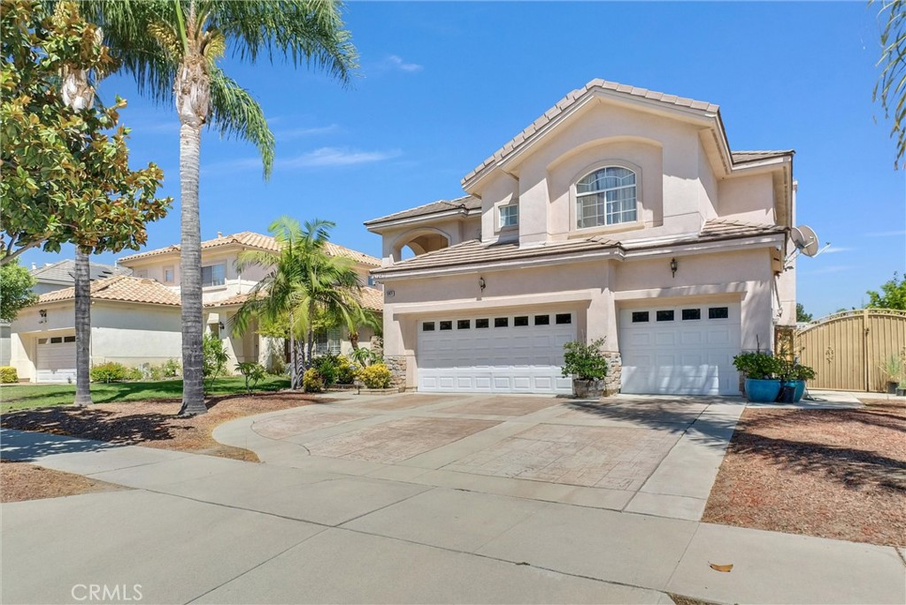 Welcome to this quiet neighborhood home located in Chino. The heart of this home is its versatile layout, offering four spacious bedrooms and three full bathrooms. One of the bedrooms, along with a full bath, is conveniently located on the first floor, making it ideal for a guest retreat or a mother-in-law suite. Upstairs, a cozy loft awaits—perfect for movie nights, a home office, or a playroom for the little ones. The home features thoughtfully designed vinyl flooring, gourmet kitchen, energy- efficient HVAC, a 3-car garage and RV parking.
The spacious backyard features an abundant variety of mature fruit trees, offering delicious homegrown treats year-round. Imagine enjoying your morning coffee or hosting a weekend barbecue under the covered patio and enjoying the bountiful harvest.
NO HOA and NO Mello-Roos. Easy access to 60 freeway,restaurants, shopping center and schools.
Don’t let this gem slip away.