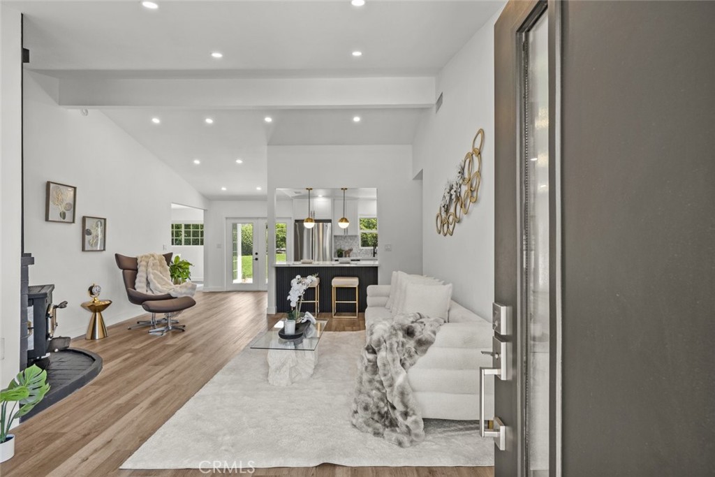This charming 3-bedroom, 2-bathroom Sylmar residence offers a perfect blend of comfort, style, and modern upgrades. The bright, open floor plan features a spacious living area, ideal for relaxing or entertaining. The kitchen boasts quartz countertops, custom cabinetry, and stainless-steel appliances, perfect for any home chef. The generously sized bedrooms have ample closet space, and the bathrooms showcase contemporary finishes. The expansive backyard is perfect for gatherings or unwinding under the California sun.
Bonus: A permitted 1-bedroom, 1-bathroom ADU (499 sq ft) with a separate electricity meter offers extra space for family, guests, or rental income.
Located minutes from parks, hiking trails, shopping, dining, and with easy freeway access, this home combines convenience with a strong sense of community.