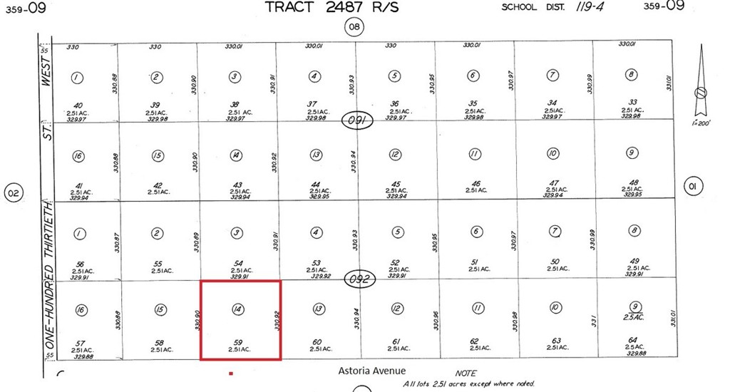 2.5 acres on Astoria Avenue and 122nd St West in west Kern County. This property is just 1/2 mile south of Rosamond Blvd right next to the 2 billion MidAmerican Solar Star project that covers 3,200 acres! Future investment potential?