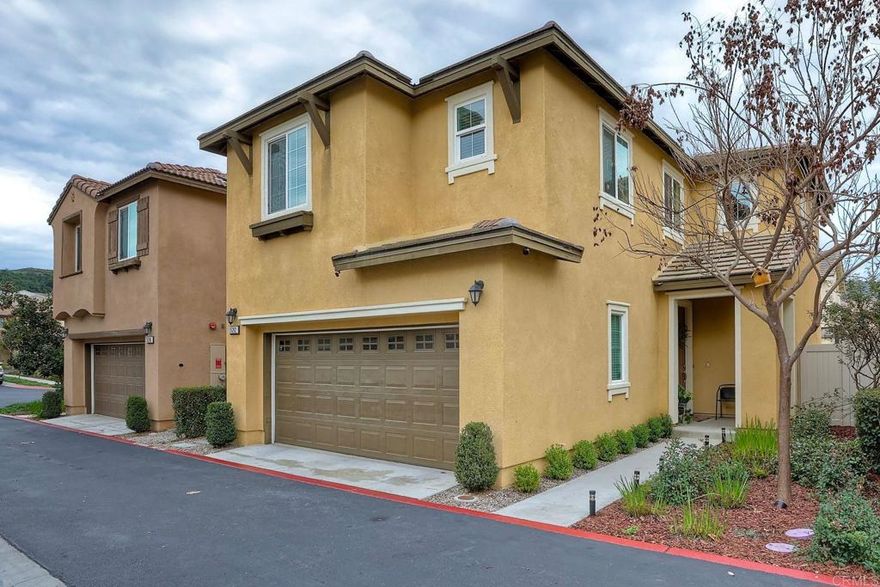 Thoughtfully designed and beautifully maintained, this 3-bedroom, 3-bath home offers 1,753 sq ft of comfortable living space in the highly sought-after Horse Creek Ridge community. Highlights include paid-off solar, tile flooring throughout the downstairs, an upstairs laundry, and a finished garage with epoxy flooring, along with a collection of thoughtful upgrades that enhance both style and everyday living. The open-concept layout creates effortless flow to a beautifully landscaped backyard, ideal for entertaining or relaxing. The primary suite showcases a stylish barn door, adding a modern design touch. Steps to the park, this home is located in a newer master-planned community with scenic views, parks, and walking trails. This move-in-ready home blends comfort, efficiency, and style in an exceptional setting—an opportunity you won’t want to miss.