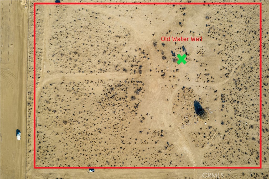10.4 acres located in Adelanto, CA (El Mirage area). Per the assessors public information this property had a water well at one time - buyer to verify existence & condition of the water well PRIOR To Closing. The neighboring parcels are owned by a solar farm company. Come build your own off grid home or weekend get away retreat. This property is not far from popular off-roading trails and El Mirage Dry Lake OHV area. *Buyer to verify: all possible land use, zoning, utilities, boundary lines and land markers prior to close of escrow. APN# 0458-053-31 // CASH only - Coordinates: 34.617164, -117.462551