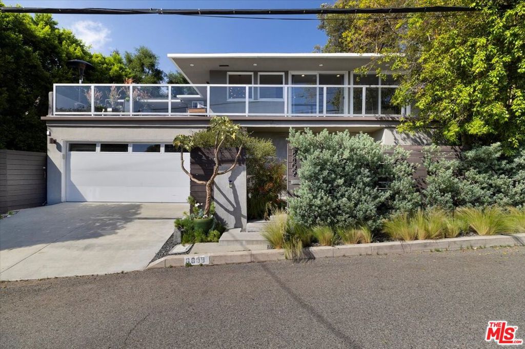 Stunning and serene 2 story Mid Century Modern home above Laurel Canyon on Appian Way, a quiet old-ridge-top non waze street great for walking dogs and children. Soaring city ocean/canyon views from Mount Wilson to the Hollywood sign and the Getty museum on a clear day. 4 bedrooms, 3 baths (currently 1 bedroom is a home gym which can be re-addressed as a bedroom), oversized 2 car garage with access into house. Large wrap around deck from upstairs living room to Kitchen. Tranquil shaded back and side yards surrounded by Oak and Sequoia trees. A ten minute drive to Hollywood, West Hollywood and Studio City and minutes to renowned "Pace Restaurant" and the Canyon Country Store. Tastefully furnished with cool art and furniture or partially furnished. Walking distance to from the much coveted WONDERLAND AVE ELEMENTARY SCHOOL. Lease includes Gardner. Maid service can be arranged. Must see to appreciate.