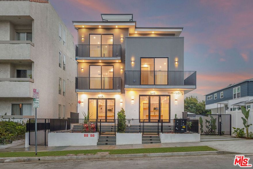 Welcome to The Selby  a boutique collection of four beautifully designed townhomes in a prime Westwood / Century City location. This front-facing residence offers a wonderful sense of privacy with a DoorBird entry system, private front patio, deck terrace, and an attached two-car garage with direct access. The home is thoughtfully laid out across four levels, filled with natural light, and features a relaxing primary suite with a spa-style soaking tub. Brand new and never lived in, this modern home is ideally situated near UCLA, dining, shopping, and everyday conveniences, offering a comfortable and stylish place to call home.