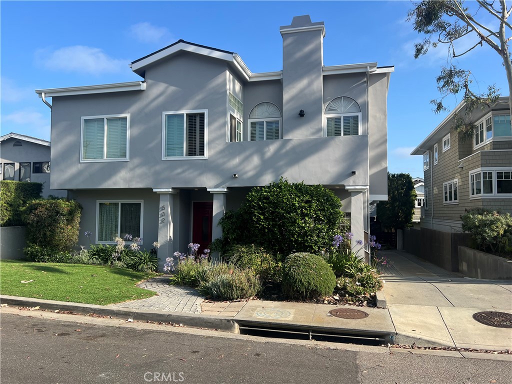 Gorgeous home in Hermosa Valley - walking distance to Valley Park, Beach, downtown Hermosa beach! This home features gorgeous hardwood floors, living room with fireplace and a formal dining room, plus a spacious and beautiful kitchen with a grand island all open to the family room and a cozy and private back yard with built in seating. Formal dining room too! This traditional floor plan has four bedrooms upstairs, including an award winning primary suite! The primary suite includes a bedroom with a private balcony and lots of living space, his and hers custom walk in closets, a second private balcony with a fireplace, and a beautiful bathroom filled with light. Primary bath has two lovely and separate vanities, a big enough for two rainfall shower and a delightful soaking tub all opening to the balcony and fireplace. Three additional bedrooms and two more full baths upstairs, including a jack and jill suite and a fourth bedroom also with an ensuite bath. So much storage and both bathrooms are spectacular. This is a totally detached townhome that is more like a SFR in a wonderful family neighborhood. Don't miss this one - the neighborhood is one of the South Bay's best kept secrets, beach close but away from the crowds in this quiet residential neighbor hood near parks, greenbelt and the ocean too! Option for furnished or unfurnished!
