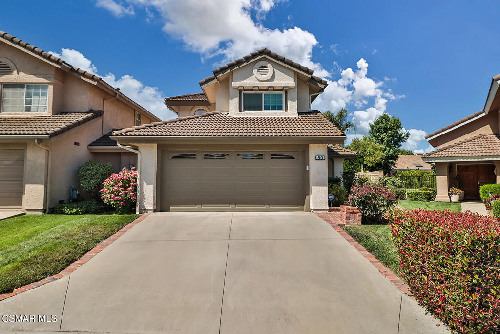 Welcome to 50 Iron Ridge Lane, a beautiful 3 bed 3 bath plus bonus loft home. The main level features a spacious primary suite with a private en-suite bath w/soaking tub and huge closet, offering the convenience of single-level living. The home is in the exclusive gated community of The Greens in Wood Ranch. Ideally located near the Wood Ranch Golf Club, scenic lake, and neighborhood park, this home offers the perfect blend of privacy, convenience, and lifestyle. Inside discover a bright and open layout with soaring ceilings, plantation shutters, and bonus.. almost all of the windows are new! The living and dining rooms flow effortlessly into the kitchen, with a kitchen nook and direct access to the two car garage. The large slider off the living room to the patio and yard makes an easy transition for entertaining outside and alfresco dining. Upstairs, you'll find two additional bedrooms plus a versatile loft, perfect for a home office, playroom, or guest space. The backyard is low-maintenance and peaceful, ideal for relaxing or dining under the stars. Located in one of Simi Valley's most desirable areas, The Greens in Wood Ranch offers gated security, a strong sense of community, and proximity to top-rated schools, hiking trails, and shopping. Whether you're downsizing or just starting out, this home offers the space, layout, and location you've been waiting for all that's missing is you! *All furniture in pictures have been virtually staged