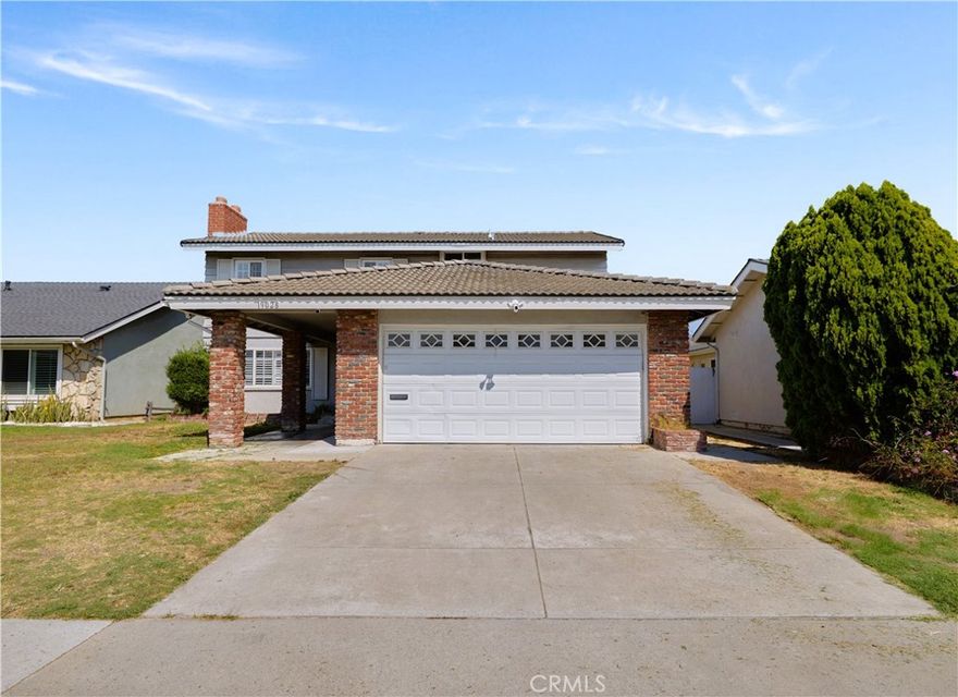 This beautifully updated home in a sought-after Cerritos neighborhood is ready for move-in. With 4 bedrooms and 3 baths, the property offers a bright and open concept that’s both functional and inviting. The elegant living room showcases cathedral ceilings and a fireplace, creating the perfect setting for entertaining or enjoying quiet evenings at home. The kitchen is a cook’s dream, featuring wood flooring, modern stainless steel appliances, quartz countertops, abundant counter space, and additional cabinets with a wine refrigerator ideal for gatherings. A full bathroom is conveniently located on the first floor. Upstairs, the spacious primary suite is accompanied by three additional bedrooms, and all bathrooms have been fully remodeled to provide a fresh, light-filled atmosphere. Step outside to a large backyard with a patio, perfect for outdoor living. The oversized garage offers extensive storage cabinets along with washer and dryer hookups. Situated close to shopping and freeway access, this home is an exceptional opportunity. Walking distance to Sunshine Park. Applicants must have good credit and income. No pets.