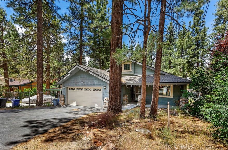 Charming 3-Bed, 2-Bath in Big Bear City! Perfectly located within walking distance to the Convention Center & Reserve Lake, and just minutes to Snow Play, ski resorts, and Big Bear Lake. Featuring an open-concept living, dining, and kitchen area, this home combines rustic charm with modern comfort. Sold with some furnishings (exclusions apply). Ideal as a full-time home, vacation getaway, or income-producing rental!