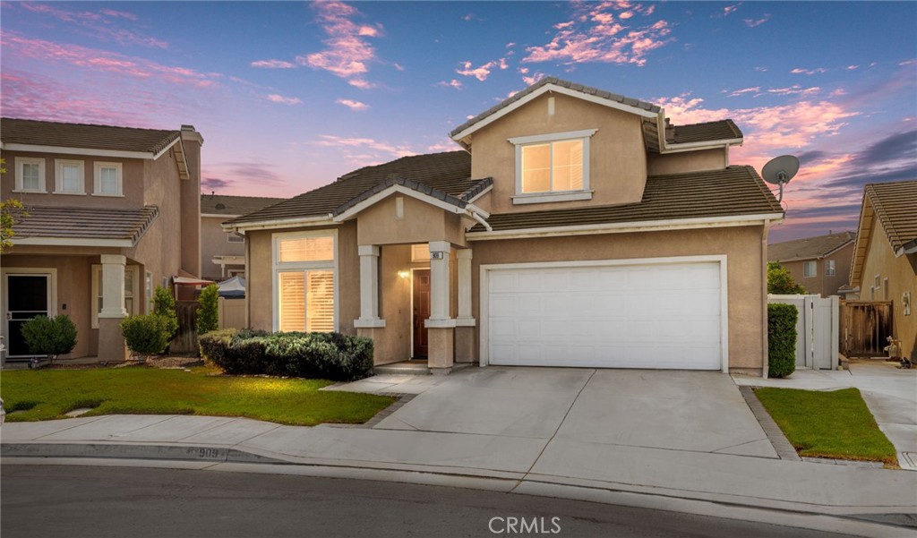 Wonderful Location with a GIANT BACKYARD in Corona Hills and Walking Distance to the Park, Corona Ranch Elementary and the Community Pool!! Family Community with LOW LOW Taxes, LOW HOA Fees and NO SOLAR Package to Assume!! Enjoy this Spacious Floor-Plan Offering 1874sqft with 4 LARGE Bedrooms and 3 FULL Bathrooms * * This Floor Plan offers a MAIN FLOOR Bedroom & Bathroom * * Separate Formal Living Room & Formal Dining ROOM with High Volume SOARING CEILINGS with Lots of Natural Light* * Terrific ISLAND KITCHEN with GRANITE SLAB Counters & Back-Splash, Tiled Flooring Throughout, Breakfast Counter for the Kids, STAINLESS STEEL APPLIANCES and Walk-In Pantry * * Cozy Family Room with Fireplace and Media Niche * * UPGRADED Throughout with 2-Toned Interior Paint, Tiled Flooring, Recessed Lighting, Raised Panel Doors, PLANTATION SHUTTERS, Ceiling Fans, Wood Laminate Flooring, Base Molding, REMOEDLED Master Bathroom, Granite Counters, DESIGNER FIXTURES and MUCH MORE * * SPACIOUS Master Bedroom with High Pitched Ceilings & Large Walk-In Closet - AND - Master Bathroom with His & Her Sinks, Granite Counters, Walk-In Shower and Romantic Garden Tub * * TWO Additional Nicely Appointed Upstairs Bedrooms * * Wonderful Backyard with Large Covered Patio, Vinyl Fencing, FRUIT TREES and Lots of Grass for the Kids to Play or Add your CUSTOM POOL * * UPSTAIRS Laundry Room * * Nice Curb Appeal with Covered Front Porch with 2 Car Attached Garage * * Terrific Family Community with Large Community Pool & Spa and Close to Schools, Shopping, GOLF, Dining/Restaurants, Parks and EZ Freeway Access - LOW TAXES, LOW HOA Fees - Make this a MUST SEE...SUBMIT ALL OFFERS!!!