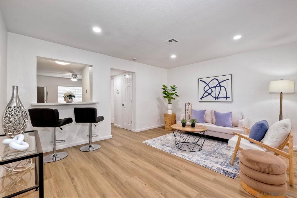 BACK ON MARKET! BUYER COULDN'T PERFORM. PRICED TO SELL. Beautifully Upgraded Unit in Sought-After Dolphin Bay, Imperial Beach Welcome to coastal living at its finest! This fully upgraded 2-bedroom, 1.5-bath condo in the highly desirable Dolphin Bay community offers the perfect blend of style, comfort, and location. Spread across two stories, the home features brand-new LVP flooring, fresh paint, recessed lighting, upgraded toilets, modern ceiling fans and fixtures, and all-new stainless steel appliances, just installed! Over $25,000 in upgrades just completed! Walk outside your front door to the pool. Step outside your gates and enjoy the convenience of your own private parking spot and the serenity of living just steps from the beach, scenic waterfront trails, and bike paths. Walk to local restaurants, grocery stores, and everything Imperial Beach has to offer—all just minutes away. Worry Free! Your HOA Fees include Gas, Electricity, Water, Trash and all common area maintenance. Whether you're looking for a full-time residence or a weekend retreat, this is a rare opportunity to own in one of the best pockets of IB. Don’t miss it!