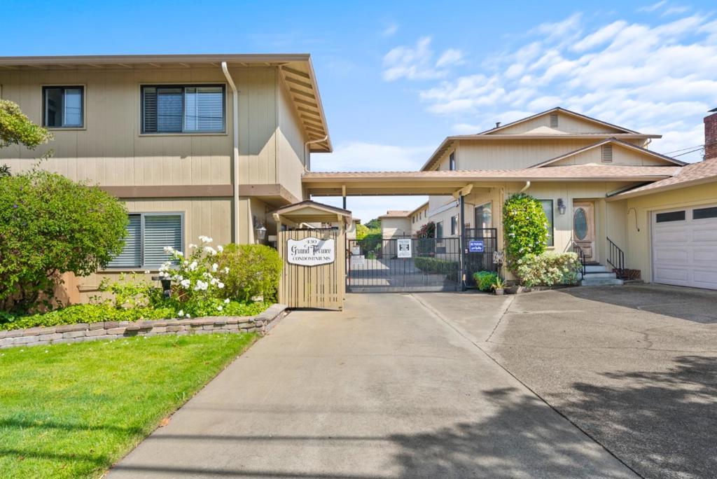 This charming 1-bed, 1-bath condo is located in a gated community in San Mateo, an ideal opportunity for a first-time homebuyer. The living room walls have been recently painted, and six large windows fill the space with natural light. The unit includes one covered parking space, a spacious storage room directly in front of the parking spot, and an in-unit washer and dryer. Situated on the quiet second floor, the condo has no neighbors above or below and shares only one wall with the adjacent unit. Enjoy convenient access to shopping centers, restaurants, parks, and top-rated colleges, all just minutes away. With nearby Caltrain stations, commuting is a breeze. You're also just a 10-minute walk from the scenic Coyote Point Recreation Area, which offers stunning views of the Bay, and only 15 minutes on foot to both Downtown San Mateo and Downtown Burlingame, where you'll find a vibrant blend of community and convenience.