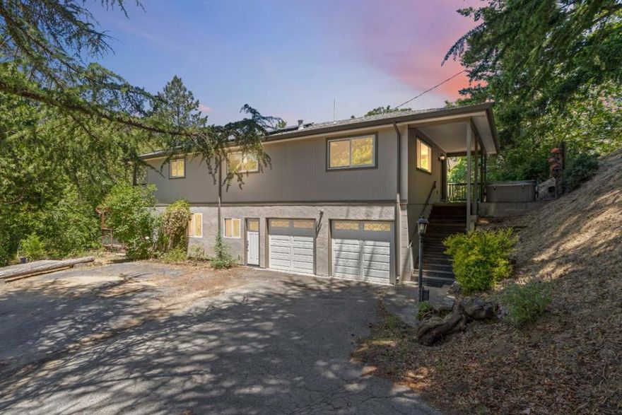 Located just minutes from crowd favorite The Summit Store, this updated 4 bed/2 bath home features newly installed LVP flooring, renovated bathrooms, and updated kitchen cabinets and countertops. The living room is filled with beautiful natural light thanks to numerous oversized windows that help bring the outside in. Energy efficiency is a plus with fully paid-off solar, adding long-term value and reducing monthly utility costs. Perfect for someone looking to offset their mortgage with the option to rent out the lower portion of the home, or use it for long-term guests or multigenerational living. Enjoy easy access to downtown Soquel and Capitola, as well as scenic San Jose Soquel Rd and Highway 17 for Silicon Valley commuters. World-class hiking and mountain biking trails are right at your fingertips. Come experience the best in Santa Cruz Mountain living.