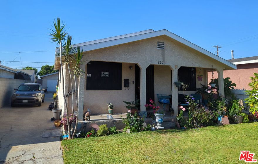 Trust Sale. No Court Confirmation required. For Sale after 46 years! Great value-add opportunity: 3-bed, 1-bath fixer-upper with detached garage in Broadway Manchester, perfect for investors. The property is approx. 768 sq. ft. on a 5,393 sq. ft. lot. The adjacent lot located at 814 E 104th St is also owned by the same trust, and is listed for sale separately (MLS#: 25602675). They don't need to be purchased together but there's a unique opportunity to purchase two side-by-side lots at the same time. Sale of 814 E 104th St. is subject to Court confirmation and overbidding in Court. Once in a life-time opportunity for the right investor with the right vision, to acquire this home at a great price and convert it into the true gem it can be, and realize substantial benefits. Current long term tenant(s) are on a month-to-month tenancy, paying $1,700 per month. The property needs rehab and updating. Just minutes away from Glenn Anderson FWY (I-105) and Harbor FWY (I-110), parks, restaurants and schools. Sold AS IS and WHERE IS, with all faults, and without warranty, express or implied, with current tenant(s) in place. Seller will not be responsible for any repairs, inspection reports, termite work, or mandatory government retrofit requirements prior to closing. Buyer to conduct their own investigations and assume all responsibilities for making the necessary repairs to the property. Seller is a Successor Trustee, unrelated to the property owner, and cannot make any representations as to the condition or history of the subject property.