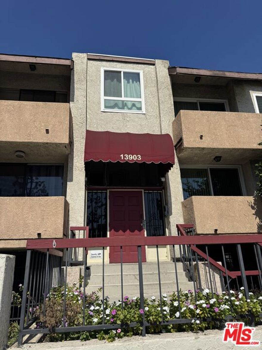 Completely remodeled end unit condo in a peaceful pocket of Van Nuys. This 2 bedroom 1 3/4 bathroom unit offers plenty of natural light and has new luxury vinyl flooring, new paint, new windows, new bathrooms and kitchen. Lots of storage space inside unit. Ample size balcony.  New HVAC system.  Two underground parking space. Unit located at the end of building facing Ranchito Ave and located on the quieter side of Sherman Way. Conveniently located walking distance to grocery stores, shopping centers and restaurants.