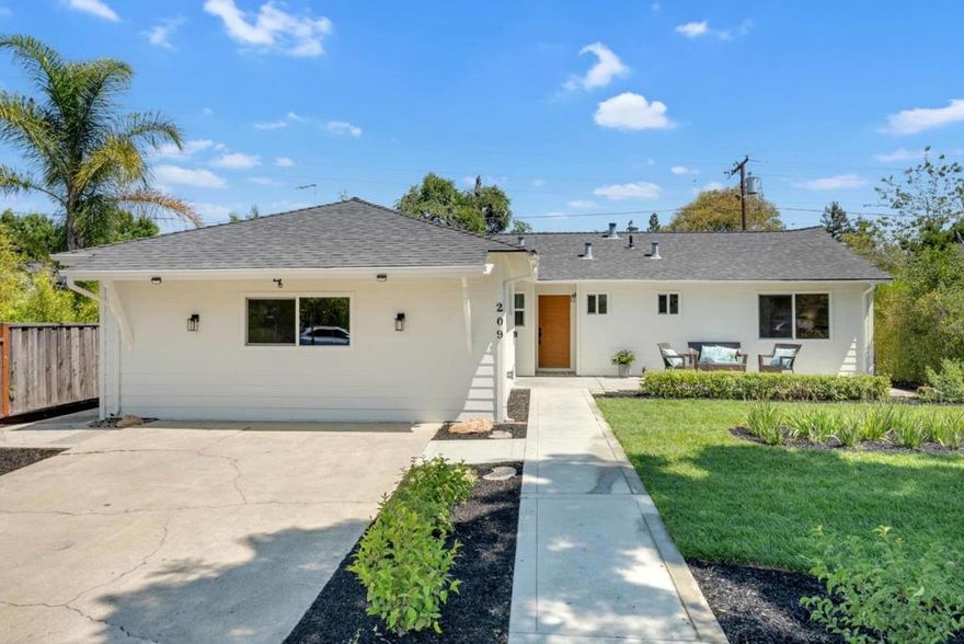 Welcome to 209 Nob Hill Way  a hidden gem tucked away at the end of a peaceful cul-de-sac, right in the heart of beautiful Los Gatos.  Recently fully renovated, this charming single-level home offers 3 beds, 2 baths, and approximately 1,642 square feet of comfortable living space on a generous 6,000+ sq ft lot.   Fully upgraded kitchen with brand-new appliances and modern finishes, along with completely renovated bathrooms featuring stylish upgrade. Brand new luxury waterproof vinyl plank flooring, double pane windows, washer/dryer and water heater included.Brand new AC & heating system. Fresh new grass in both the front and back yards  Located in a wonderful neighborhood, minutes from Vasona Lake, Los Gatos Creek Trail, and downtown Los Gatos. Quick access to Highways 17 and 85 makes commuting a breeze.   This home is zoned for top-rated schools, including Los Gatos Union Elementary, Raymond J. Fisher Middle, and Los Gatos High School.  209 Nob Hill Way is more than a home  its your opportunity to experience the Los Gatos lifestyle in one of Silicon Valleys most desirable communities. Dont miss your chance to make it yours.