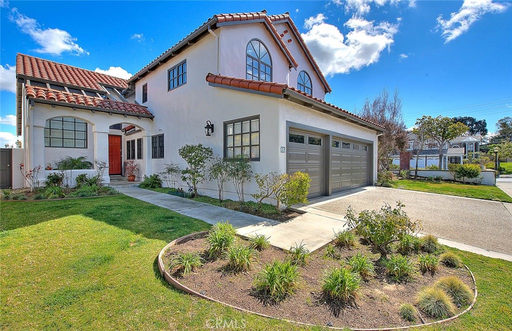 Welcome to 2 Cambridge, located in The Manhattan Village Gated Community This Estate Plan 2 House features 4 spacious bedrooms, 2.5 baths, offering 2,924 square feet of upgraded living space. All bedrooms are up, including the primary suite featuring private balcony with views, vaulted ceilings, a Jacuzzi tub, and oversized closets. The newly upgraded kitchen includes quartz countertops, a new cooktop, stainless steel refrigerator, and dishwasher. with a formal dining area, breakfast nook, wet bar with wine cooler, and living room with fireplace. New engineered wood laminate and tile flooring, plus drapes, blinds, and plantation shutters throughout. Washer and dryer in-unit. 3-vcar attached garage offers plenty parking and storage. Gardener included. Photos are old, updated photos will be done with in the week