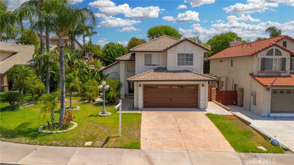 Welcome to your dream home in the heart of San Bernardino! This stunning 3-bedroom, 2.5-bath residence offers 1,760 sq. ft. of beautifully maintained living space on a generous 7,320 sq. ft. lot. Step inside to find an inviting living room centered around a unique built-in fire pit, perfect for cozy evenings with friends and family. The home is equipped with paid-off solar for energy efficiency, ensuring lower utility costs year-round. The spacious kitchen and dining areas are designed for both comfort and entertaining, while upstairs, you’ll find private, well-sized bedrooms including a serene primary suite. Outside, the backyard is an entertainer’s paradise featuring a charming gazebo, a handy storage shed, and plenty of space for gatherings or relaxation. Located in a quiet cul-de-sac, this home offers easy access to local parks, schools, shopping, and the vibrant Hospitality Lane dining district. Enjoy being just minutes from Perris Hill Park, Glen Helen Regional Park, and major freeways for a smooth commute.
With its combination of charm, functionality, and location—this home is truly a must-see!